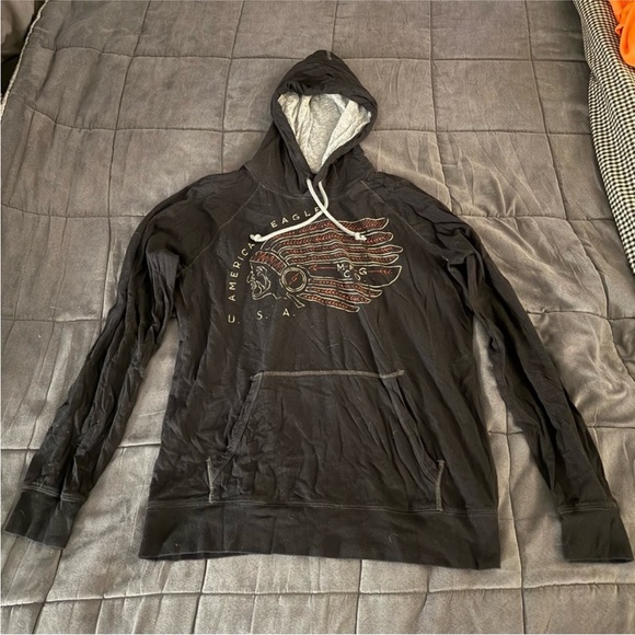 American Eagle Outfitters Other - American Eagle Outfitters Black Graphic Hoodie